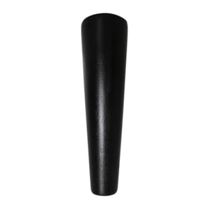 Black Sofa Leg Round Tapered 140mm Height