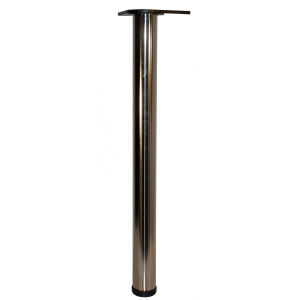 Brushed Stainless Steel Table Leg Brushed Stainless Steel Table Leg