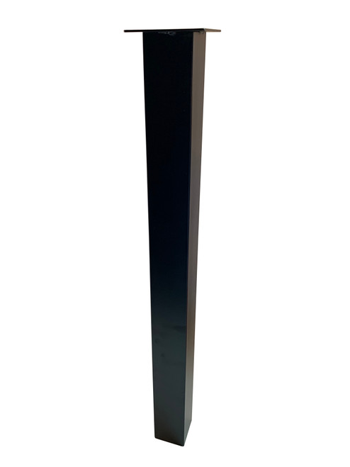 Black square table leg