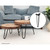 Hairpin legs coffee table