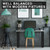 La Bella 2x  65cm Black DiningTable Desk Legs Metal  71cm High