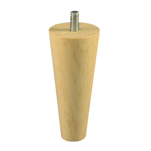 Raw Pine Table Leg Slim Tapered 100mm Height Urban Hardware