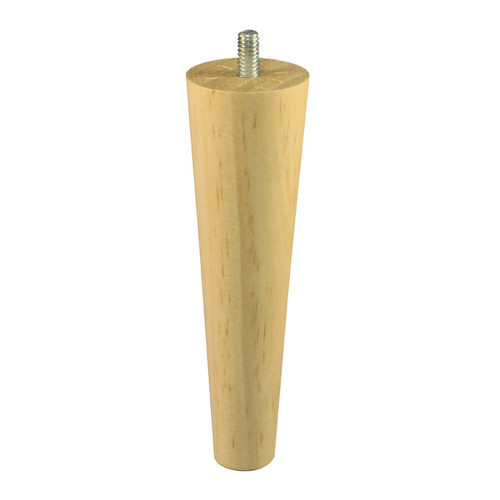 Raw Pine Table Leg Tapered 150mm Height Urban Hardware