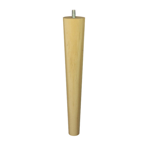 Raw Pine Table Leg Slim Tapered 250mm Height Urban Hardware