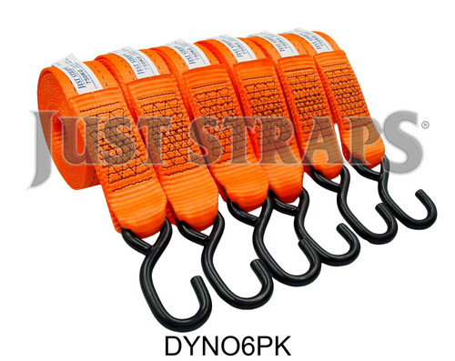 Just Straps® Dyno Replacement Strap 4 metre 6 Pack H/D