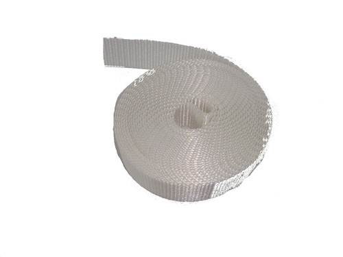 25MM Polyester Webbing 5 Metre White