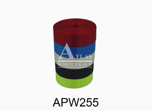 Atlas Wholesale Atlas 25mm Polyester webbing 5 metre roll 