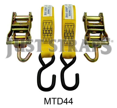 Just Straps® Brand. Just Straps® Transom Ratchet Hook to Hook 1.5metre pair 