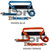JSR® Brand JSR® Car Transport Wheel Strap 4 pack 5 metre 2,500kg L.C 