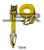 JSR® Brand JSR® Trades Ratchet strap 36mm/5.5metre c/w Hook & Keeper 