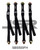 JSR® 4WD Storage Box straps c/w Flat Hooks set of 4 