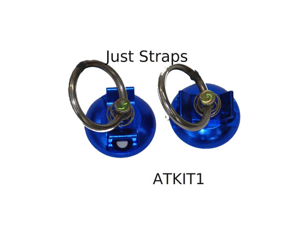 Just Straps Tie Downs Alloy Track Fittings set of 2