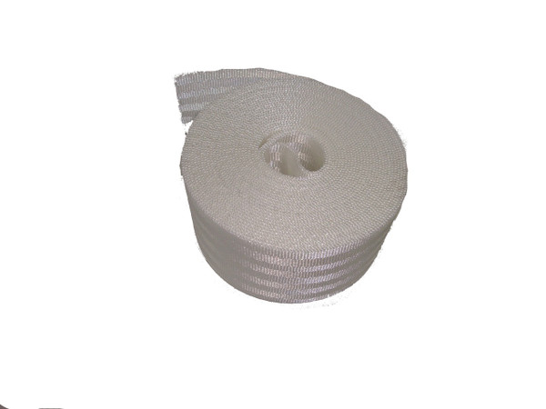 50MM Polyester webbing 5 Metre White