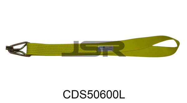 JSR® Brand JSR® Container Door Safety Strap c/w Hook & Keeper & Reverse Loop 