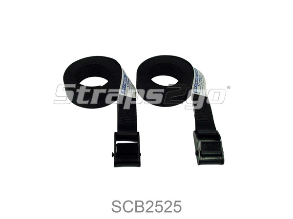 Straps2go®  25mm/2.5metre M/D Cam Buckle