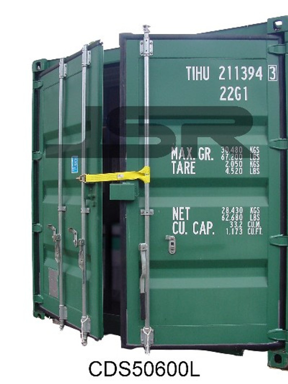 JSR® Container Door Safety Strap c/w Hook & Keeper & Reverse Loop
