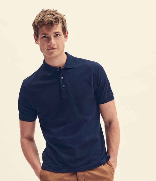 Fruit of the Loom SS220 (630440) Iconic 100% Cotton Piqué Polo Shirt