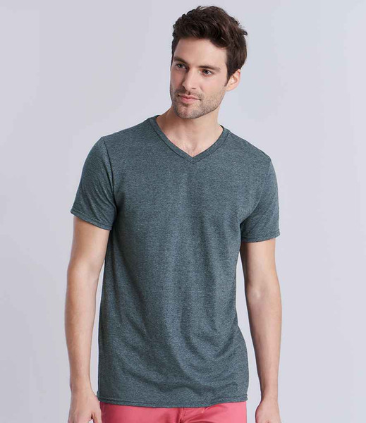 Gildan GD10 SoftStyle® 100% Cotton V Neck T-Shirt - WRAP Certified