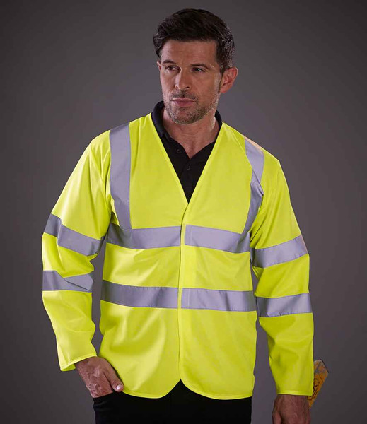 Yoko YK105 (HVJ200) Hi-Vis Long Sleeve Jacket