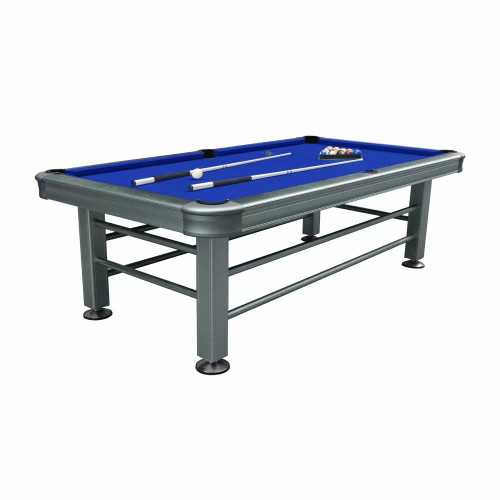 7' Outdoor Pool Table--Light Grey or Champagne Finish