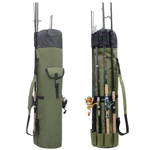 Cylinder Fishing Bag Multifunctional Fishing Rod Bag Sea Rod Fishing Gear