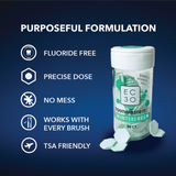 EC30 Toothpaste Discs with Crystals (Peppermint), 60 Count