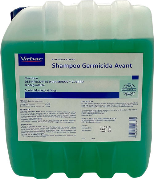 AVANT SHAMPOO GERMICINA/4LT