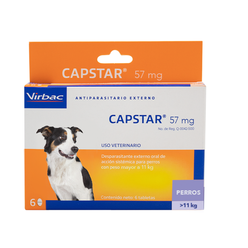 CAPSTAR 57 MG/6 TABLETAS