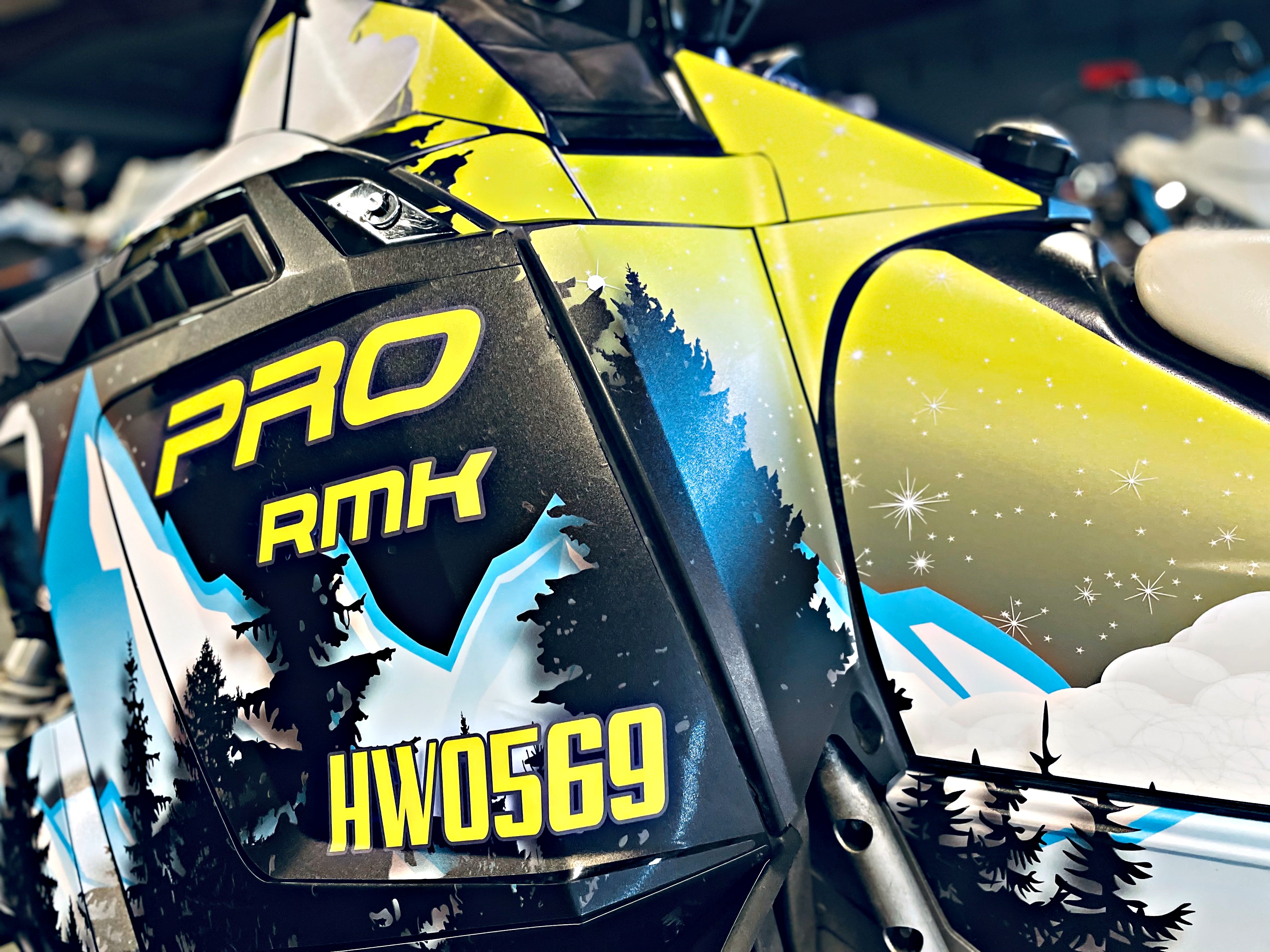 sled wrap, snowmobile wrap, sled wrap design, snowmobile wrap design