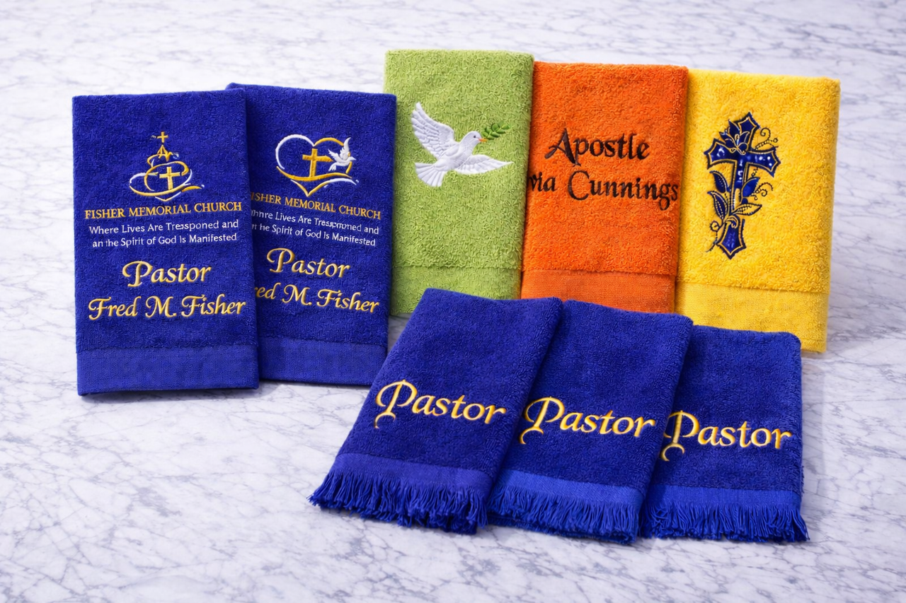 Custom Pastor Towels