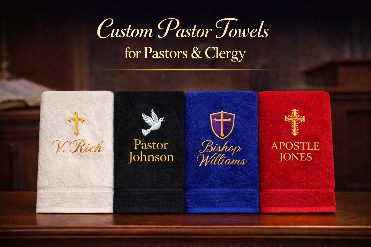 Custom Pastor Towels