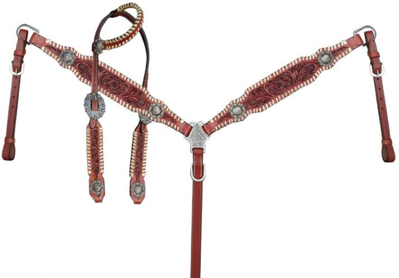 Western Bling Tack Set of Headstall and Breast Collar 