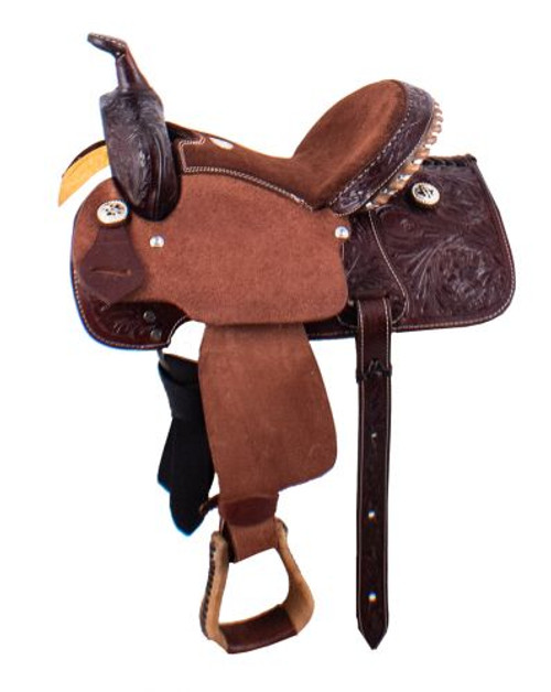 12" Buffalo Youth Barrel Style Saddle