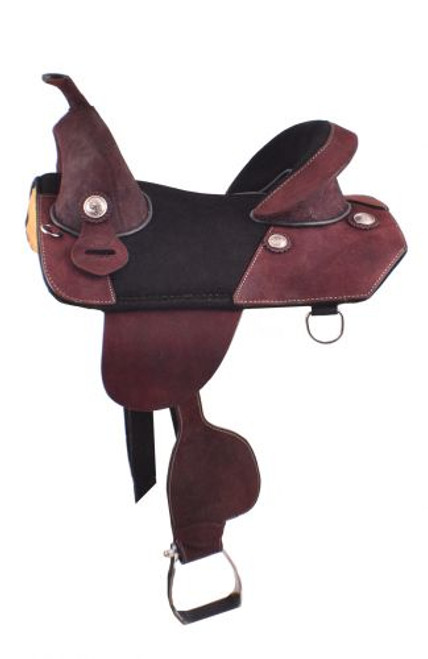 Double T Dark Brown Treeless Saddle