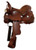 12" Economy Saddle with Brown Suede Leather Seat