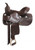 13" Brown Economy Western Style Saddle with Suede Leather Seat