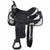 Black McCoy Trail Saddle with Silver Accents