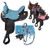 Eclipse by Tough 1 Round Skirt Trail and Competition Saddle 5 Piece Package