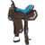 10" 12" 13" 14" 15"  Sonora Barrel Turquoise Saddle