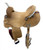 15", 16" Circle S Barrel Style Rough Out Saddle with rawhide accents.