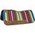 
26 x 26 Saddle Pad
This hand woven wool pad features a bright serape design on top of a 3/4 inch thick moisture-wicking felt bottom. It comes accented with antique-finished wear leathers and a hand-tooled woven design. The contour shape fits comfortably on your horse's back comfortable.