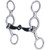 This single-jointed snaffle is made of durable stainless steel with a sweet iron and copper inlay mouthpiece to help promote salivation.

The short shanks of this bit provide mild gag action to aid in the transition from snaffle to curb for miniature horses.

The addition of a curb chain to this bit can help increase speed, rating, and stop. (Please note: sweet iron is designed to rust)

Stainless steel
Sweet Iron mouthpiece
Copper inlay promotes salivation
Mild gag action
Add a curb chain to help increase speed, rating, and stop.

4" mouthpiece, 5 1/4" cheek, 1" ring, 1" headstall ring, 1" center ring, 2 3/8" shank, 1 3/4" purchase, 3/4" slide

The severity of a bit or hackamore is influenced by rein control of the rider and sensitivity of the horse. All riders should seek an equine professional that they trust when selecting a new bit, as every horse’s needs are unique.