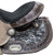 DOUBLE T 13" Youth barrel saddle with hair on cowhide inlay