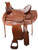 16" Wade Style Ranch Saddle with Square Front with Natural Rawhide

 