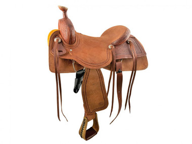 16 Argentina Cow Leather Hardseat Ranch Style Western Saddle