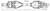 CV Axle Shaft-High Quality OE Style Front Right DSS 9045H