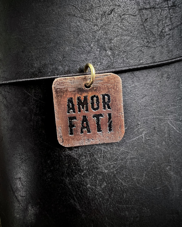 S.E.N. Copper Pendant - Amor Fati