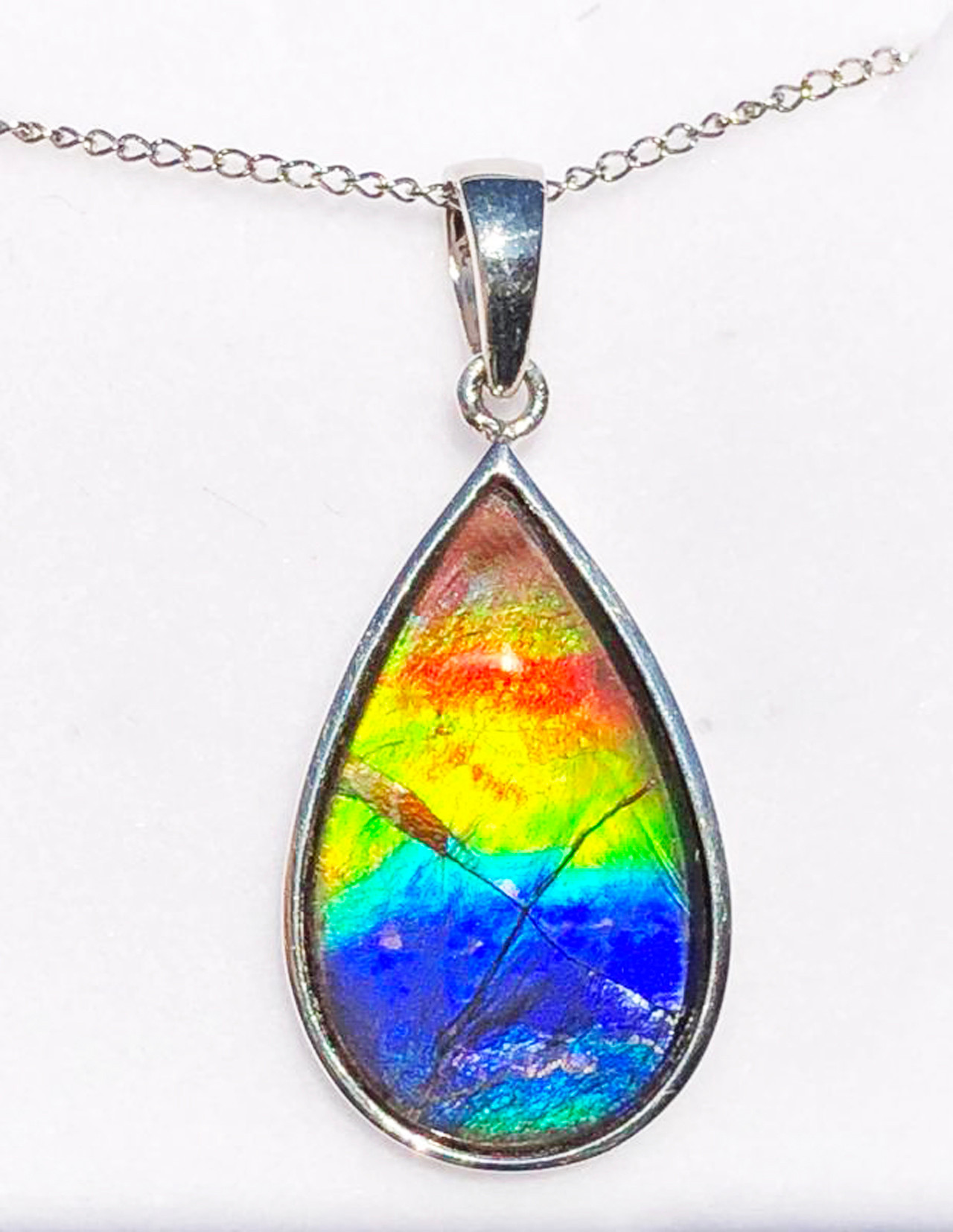 •KAMMERERITE - LARGE OVAL• sterling silver pendant