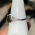 Ammolite Pear & CZ Ring Sterling Silver Ammolite Pear & CZ Ring Sterling Silver