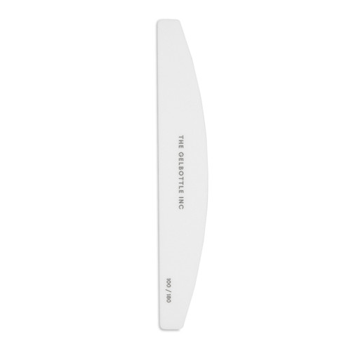 100/180 White Half Moon Nail Buffer 5 Pack_Essentials_1